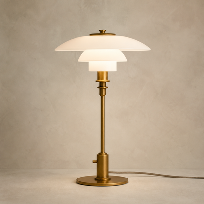 Tiered Opal Glass PH Table Lamp