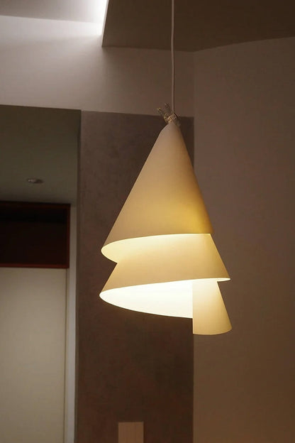 Spiral Paper Pendant Light