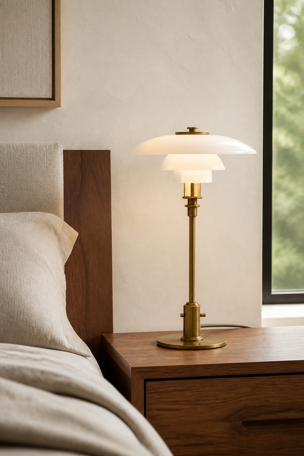 
Tiered Opal Glass PH Table Lamp