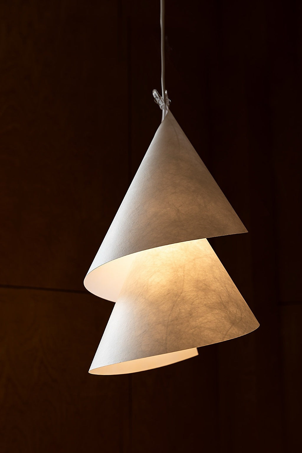 
Spiral Paper Pendant Light