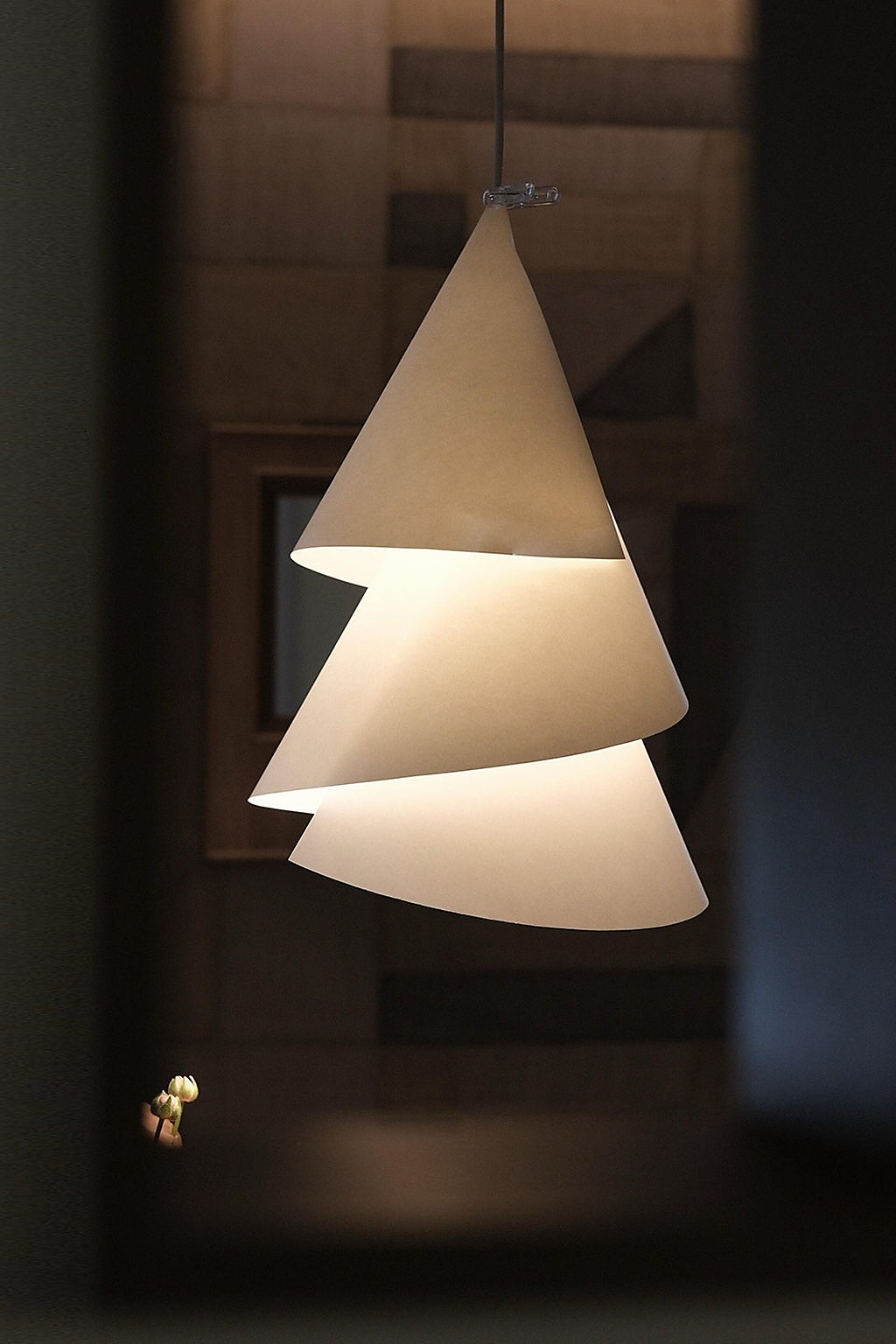 
Spiral Paper Pendant Light