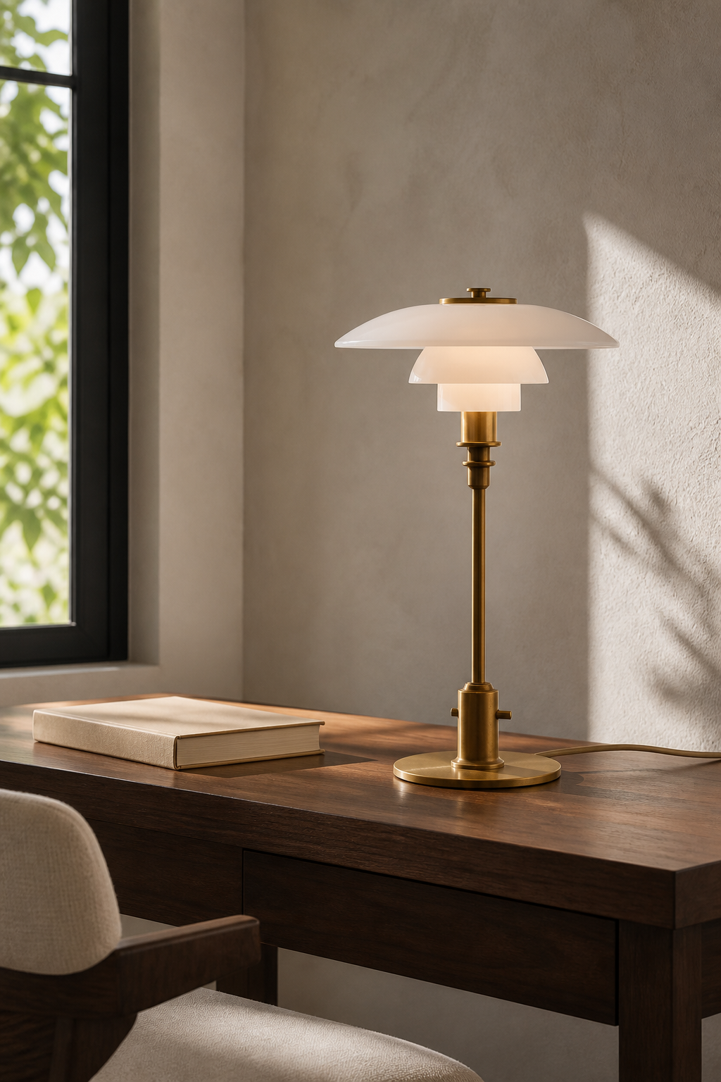 
Tiered Opal Glass PH Table Lamp