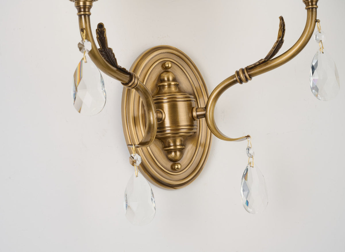 
Vitrelaine Clear Hurricane Glass Wall Sconce