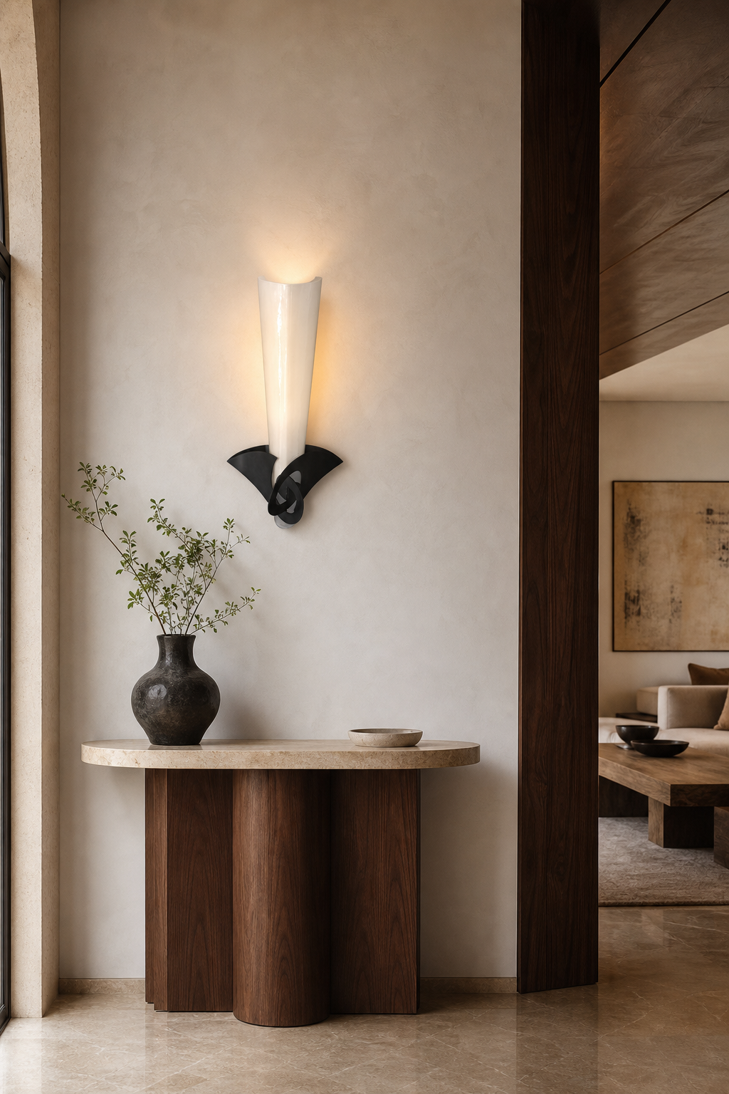 
Phantom Handmade Glass Wall Sconce