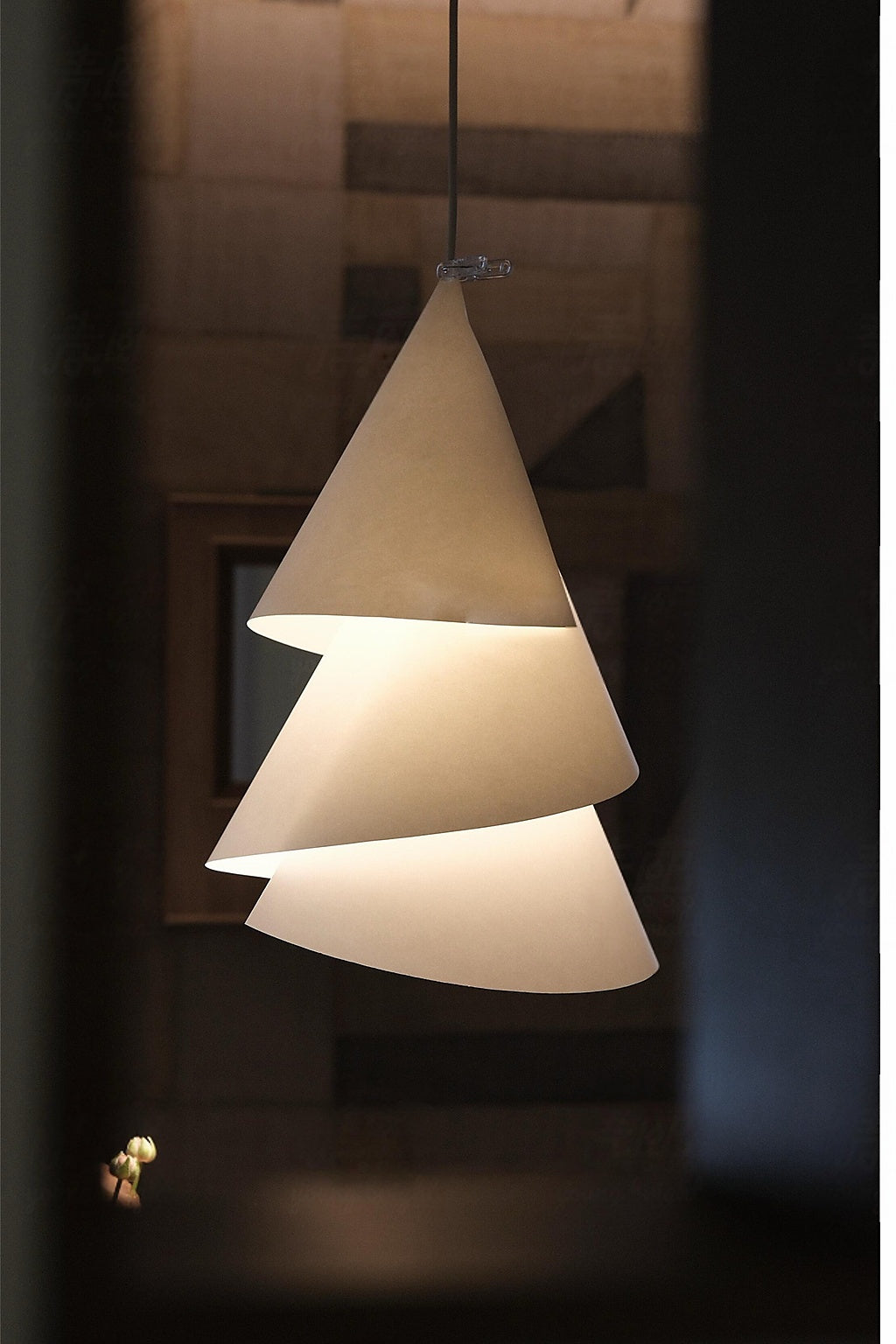 
Spiral Paper Pendant Light