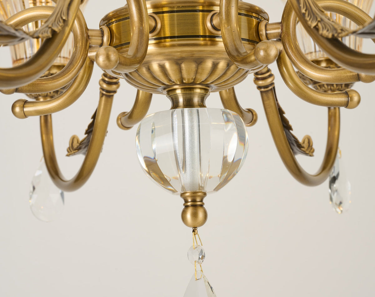 
Verelisse Champagne Fluted Glass Chandelier