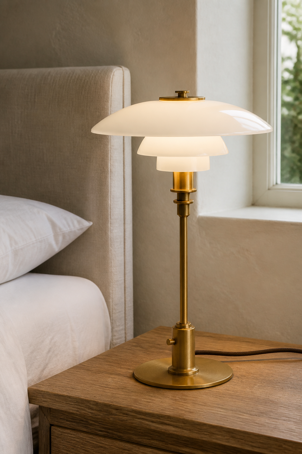 
Tiered Opal Glass PH Table Lamp