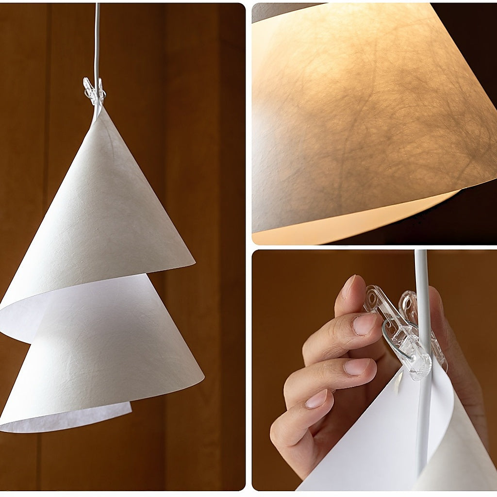 
Spiral Paper Pendant Light