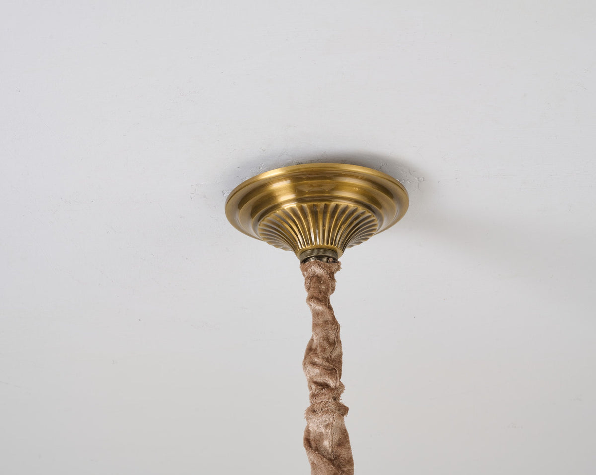 
Vitrelaine Clear Hurricane Glass Chandelier