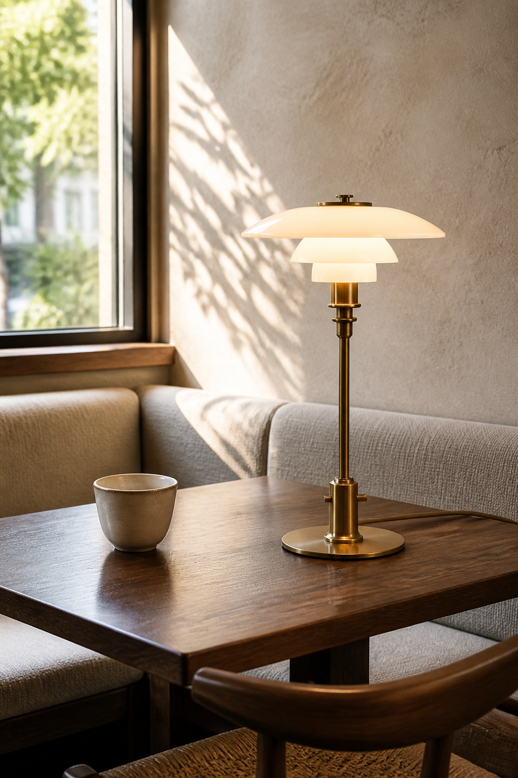 
Tiered Opal Glass PH Table Lamp