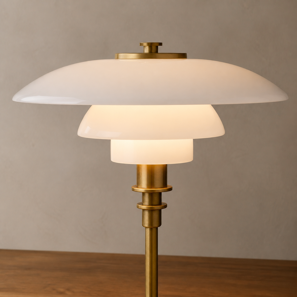 
Tiered Opal Glass PH Table Lamp