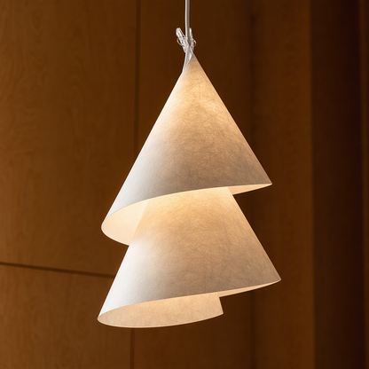 Spiral Paper Pendant Light