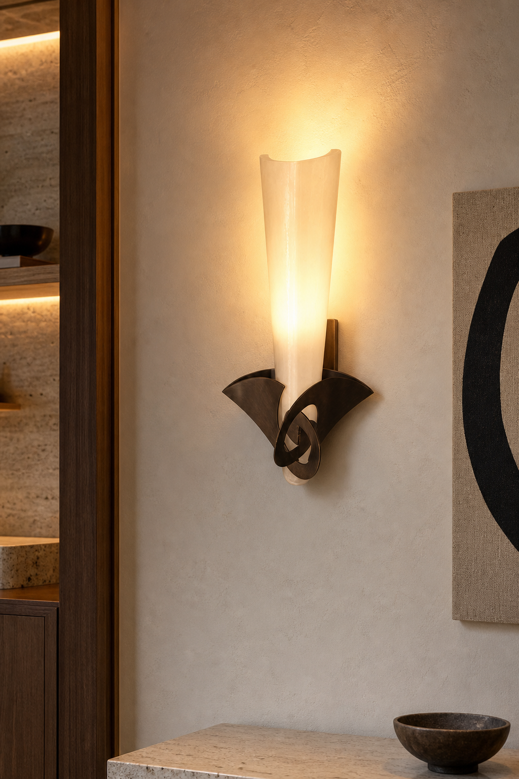 
Phantom Handmade Glass Wall Sconce